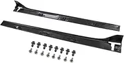 L+R Side Skirt Extension Type-R Compatible for Honda Civic 4 Door Sedan 2016-2019 Black
