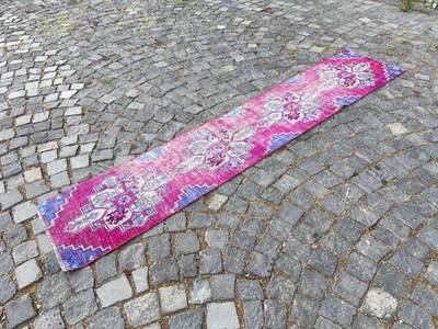 Runner Rug,Turkish Rug,Natural Dyed Rug,Bohemian Rug,Entyway Rug 1,6 x 8,3 ft