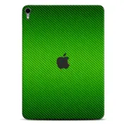 Skins Decal Wrap for Apple iPad Pro 11 2018 Lime Green carbon fiber look