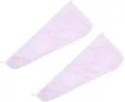 VINTORKY Thickened Hair Drying Hat 2 Pack Water Absorption Hat Dry Hair Towel Bath Cap for Women Men Boys and Girls