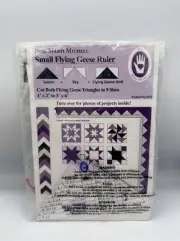 Marti Michell Flying Geese Quilting Ruler 8022 Bundle W/ Small Flying Geese 8705