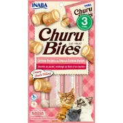 Inaba Chicken Wraps Tuna With Salmon Churu Bites Cat Treats 3pk