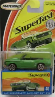 MATCHBOX SUPERFAST 1969 CHEVY CAMARO SS 396