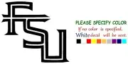 FSU Graphic Die Cut decal sticker Car Truck Boat Window Laptop Tablet 6"