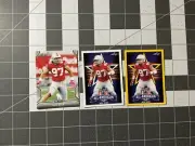 2019 Leaf Nick Bosa Card Lot, All American(white & Yellow), Base,