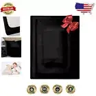 Deep Pocket Black Sheet Set - 1000 Thread Count Sateen Cotton Twin Sheets