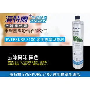 Everpure S100單道淨水器 / 無鉛龍頭