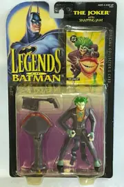 1992 Legends Of Batman The Joker Action Figure W/ Accessories Collector Card NEW