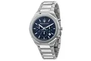Maserati Stile Chronograph Blue Dial Quartz R8873642006 100M Men's Watch