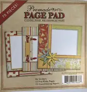 ANNASOPHIA 6 X 6 Premade Page Pad #SPAS337