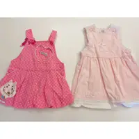 在飛比找蝦皮購物優惠-🔥近全新🔥 女童 幼童 兒童 童裝 洋裝 無袖洋裝 粉色洋裝