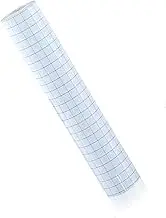 Transfer Tape for Vinyl - 12" x 16 Feet (30.5 x 500cm) With Blue Alignment Grid Medium Tack Vinyl Transfer Paper Roll for Self Adhesive Vinyl, Party Decoration, Decals, Signs, Windows, Stickers