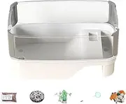 Turtle Aquarium,Aquatic Turtle Tank - Basking Climbing Ramp Stylish Design Decorations for Shallow Water Breeding Indoor and Outdoor Use