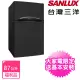 【SANLUX 台灣三洋】87L雙門電冰箱福利品(SR-C90B1)