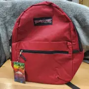 Trailmaker Classic NWT Lightweight Backpack School Travel Bag 16.5" Bookbag Red