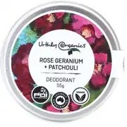 Urthly Organics Natural Deodorant - Rose Geranium & Patchouli