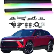 BJOHQ Electric Running Boards Compatible for Chevrolet Blazer 2020-2025 with Light, SUV, Off-Road & Pickup Trucks - Retractable Truck Steps & Nerf Bars