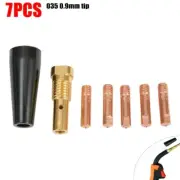 Premium Brass 7PCS Gasless Nozzle Tips for Century FC90 FluxCored Wire Welder