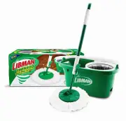 Libman 1283 Tornado Spin Mop & Bucket, Microfiber Mop Head - Quantity 1