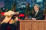 Comedian A.J. Jamal during an interview with host Jay Leno on Dec- Old Photo 4