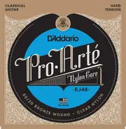 D'Addario EJ48 80-20 Bronze Pro-Arte Nylon Classical Guitar Strings, Hard Tension