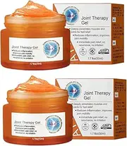 Attdx Emu Oil Turmeric Joint Therapy Gel, Attdx Emu Oil Turmeric Bone Sooth Gel, Soothing Pain Relief Massage Gel, Effective Soothes for Back, Neck, Hands, Kneel (2pcs)