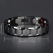 Titanium Magnetic Stainless Steel Bracelet Men's Therapy Bracelet