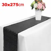 Sequin Table Runner Halloween Lace Spider Curtain Table Cloth Cobweb Window Door Covers Party Decors