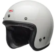 Custom 500 Vintage White Jet Helmet