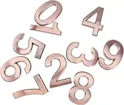 EXHUMKY Self-adhesive Plastic Address Number Digital Wall Decorative Number Sign Hotel Door for Home