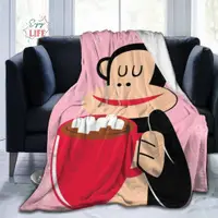 在飛比找蝦皮購物優惠-Paul Frank warmth 超柔軟微絨毛毯數碼印花空