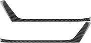 ATATNK Compatible for Kia Stinger 2019 2020 2021 2022 2023 Real Soft Carbon Fiber Sticker LHD RHD Car Door Handle Panel Interior Trim Accessories(Black Carbon)