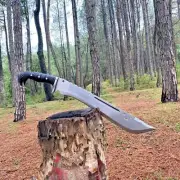 18" Handmade Machete Bushcraft Knife -5160 Steel, Rosewood Handle, Leather Sheah