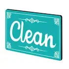 Dirty Clean Dishwasher Sign Large Letters Reminder Toaster Refrigerator