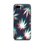Apple iPhone 7 / 8 Plus Skins Decal Wrap 3D Holographic Weed Pot Leaf