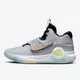 NIKE 耐吉 KD TREY 5 X EP 男鞋 運動 魔鬼氈 耐磨 內氣墊籃球鞋 運動鞋 灰黑 DJ7554009