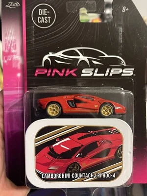 2024 Jada Pink Slips Lamborghini Countach LPI 800-4 Red