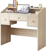 Childrens Desk Children's Desks Children's Tables Computer Desk Game Table Desk Study Children with Drawers, Home Desk and Bookcase Combination, Bedroom Children's Study Desk