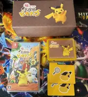 Detective Pikachu Returns Special Box Nintendo Switch No Promo Card Japan