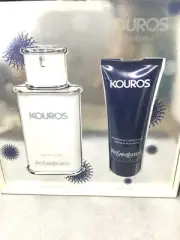 Kouros Yves Saint Laurent Gift Set For Men 100 ML Spray + Body Wash VINTAGE