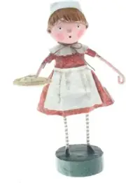 LORI MITCHELL ~ Patience Pilgrim Girl ~ Harvest Thanksgiving Fall Figurine