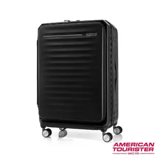 【AMERICAN TOURISTER 美國旅行者】29吋 Frontec 前開式可擴充抗菌PC防盜拉鍊避震輪行李箱(多色可選)