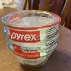 Pyrex 6-Ounce Custard Cups Set of 4 Prep Bowls - New