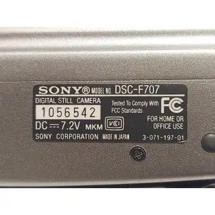 Sony DSC-F707 數位相機