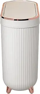 Slim Toilet Trash Can | Small Toilet Waste Basket,with Lid Bathroom Paper Trash Can, Small Toilet Waste Basket for Efficient Space-Saving