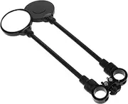 1 Pair Rearview Mirror Bike Mirror E Bike Motorbike Accessories Electric Bicycle Mobility Scooter Mirrors Bike Handlebar Mirror Bicycle Side Mirror Bicycle Mirror Black Abs MUCKLILY