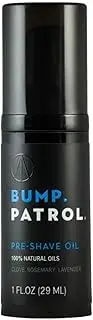 Bump Patrol Pre Shave Oil For Pain Free Shaving with 1 Natural Oils, 1 Ounce