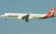 Great Dane Airlines Embraer ERJ 190 OY-GDB @ Rhodes 2019 - postcard