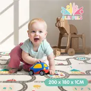 Playpals Kid Play Mat Baby Crawling foldable Pad XPE Foam Double Non-slip Carpet