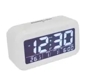 Alarm Clock Home Decor Bedroom Radio Portable Lights Time Digital Multi Function